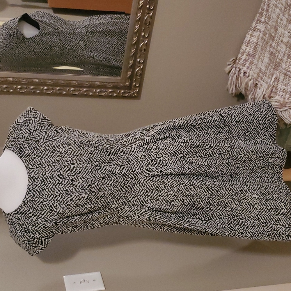 AB Studio short sleeve knit dress